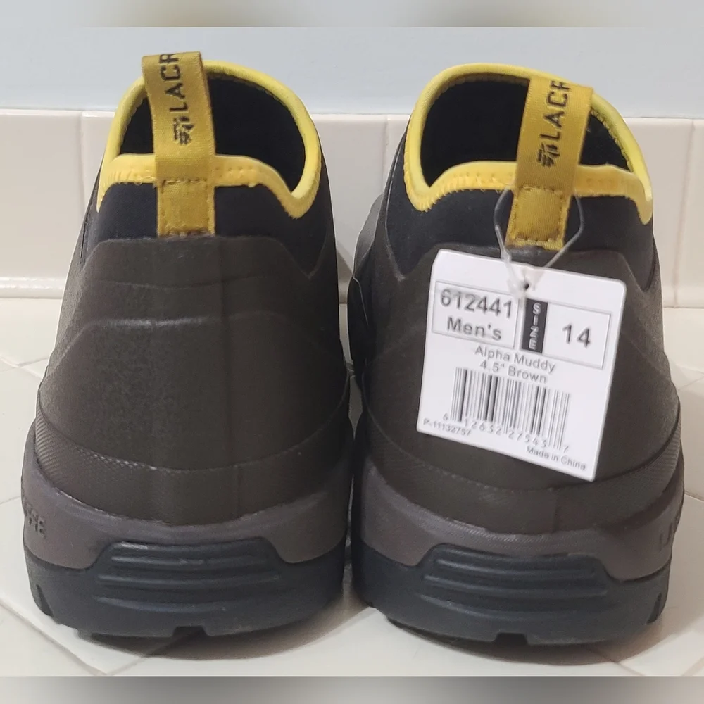 LaCrosse Alpha Muddy Waterproof Boots Men's Size 14 NWT - Picture 6 of 7